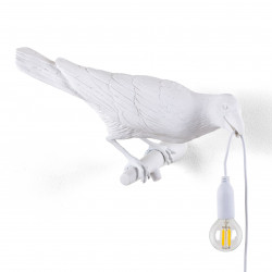PLACE FURNITURE SELETTI LIGHTING BIRD LAMP WHITE LOOKING RIGHT 03